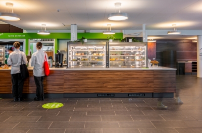 Pausas rápidas, serviço eficiente