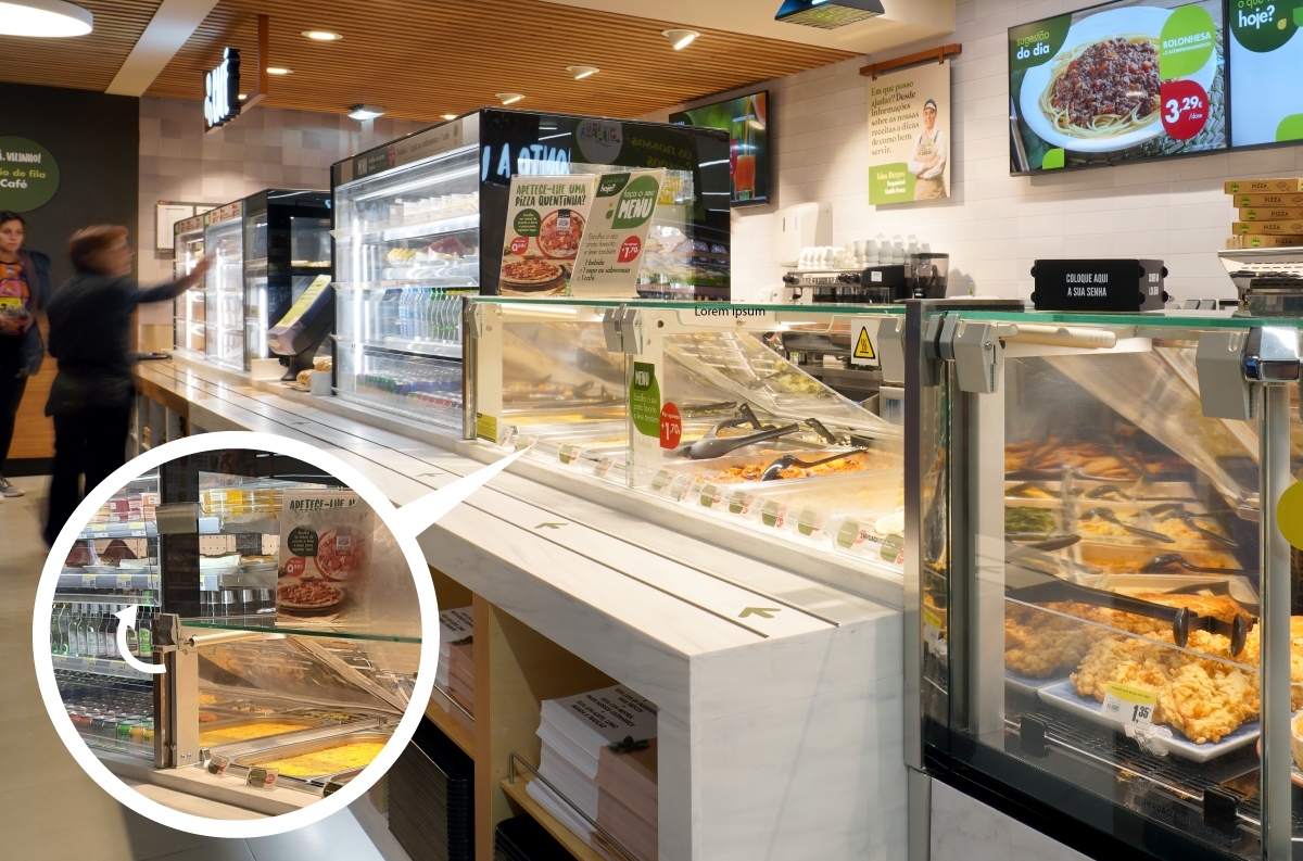 Expositores JORDAO self-service para alimentos quentes e refrigerados | JORDAO's self-service solutions for  cold and heated foods